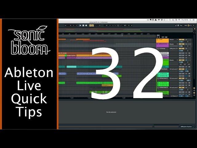 Ableton Live Quick Tips: Quickly Move Clips in Arrangement View