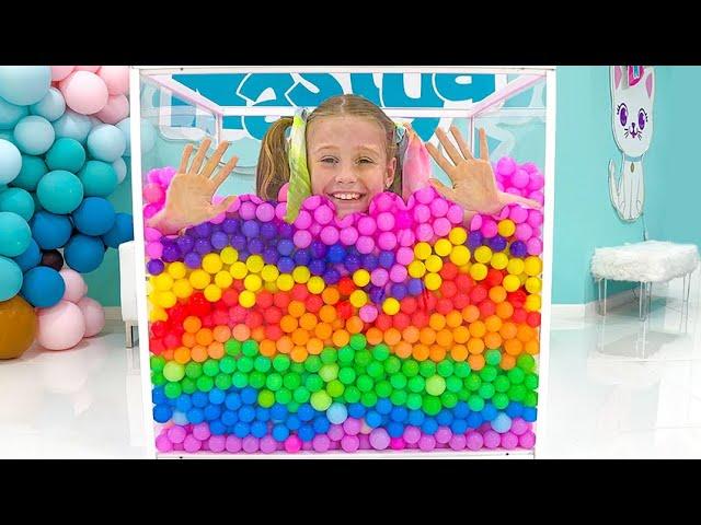 Nastya Cube Challenge and funny kids stories