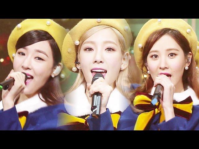 "UNIT" Girl's Generation TTS - Dear Santa @ popular song Inkigayo 20151206