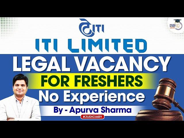 ITI Limited Vacancy for Freshers | No Experience | Freshers Apply | By:- Apurva Sharma