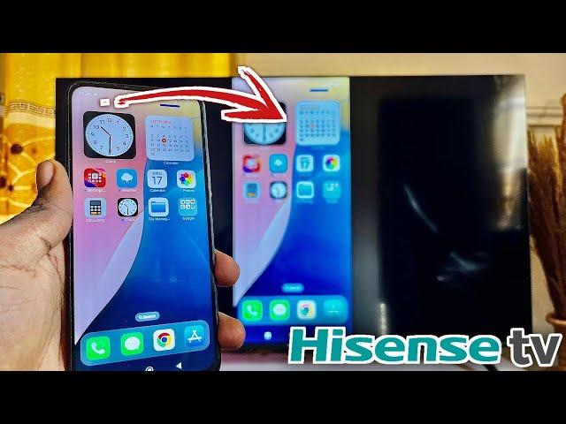 How to Connect iPhone to Hisense Vidaa Smart TV | Mirror iPhone Screen to TV