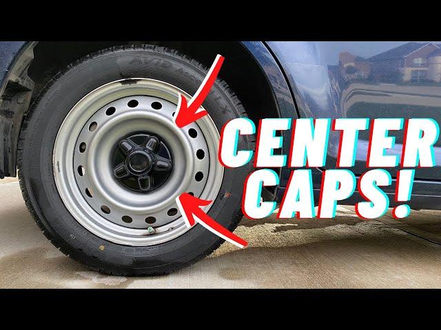 Installing CENTER CAPS on Steel Wheels!