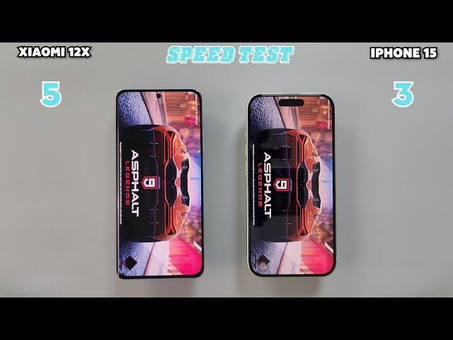 iPhone 15 vs Xiaomi 12x | Speedtest & Camera Comparison