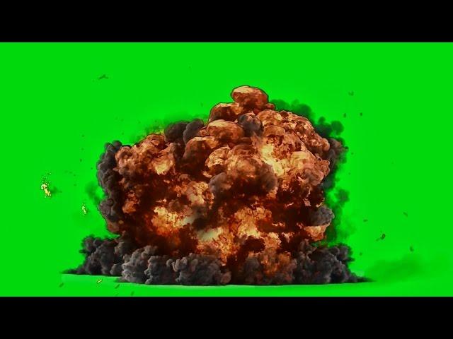 Best Explosion - Green Screen HD 1080p ( Download Link )