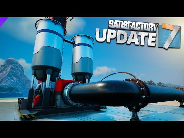 PERFECT Starter Oil Setup!! 100 Plastic/Rubber + 1200MW! | Satisfactory Update 7