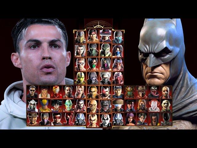 Mortal Kombat 9 - CRISTIANO RONALDO & BATMAN - Expert Tag Ladder - Gameplay @(1080p) - 60ᶠᵖˢ 