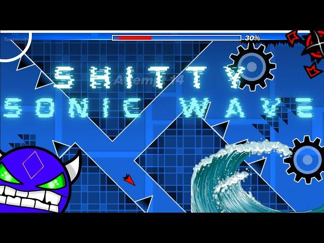 ‘’Sh*tty Sonic Wave‘’ 100% by AcropolisBoy | Geometry Dash