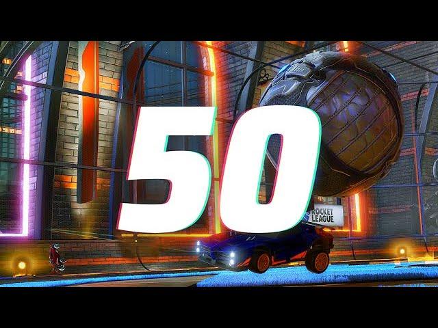 ROCKET LEAGUE INSANITY 50 ! (BEST GOALS, IMPOSSIBLE WAVE DASHES, 208 KPH PINCH, NOCAM SHOTS??!)