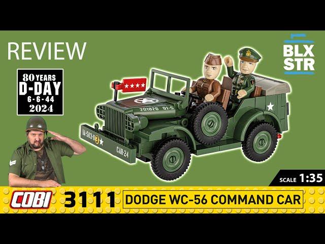 Illegale Bautechnik: Dodge WC-56 Command Car  D-DAY  Dwight D. Eisenhower  COBI-3111 ▶️ REVIEW