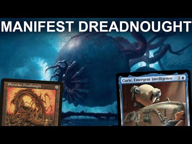 MANIFEST DREAD-NOUGHT! Legacy Dimir Abhorrent Oculus Dreadnought Tempo with Fallout's Curie! MTG