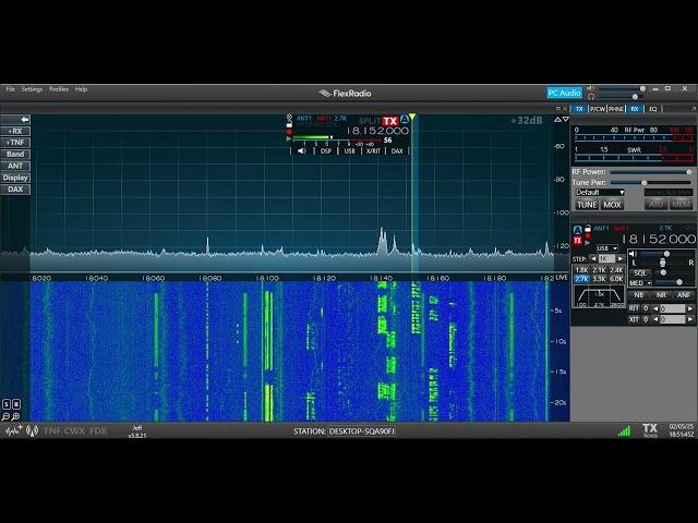 KF0MKS from Cedar Rapids IA on ICOM 7300 to Dallas TX