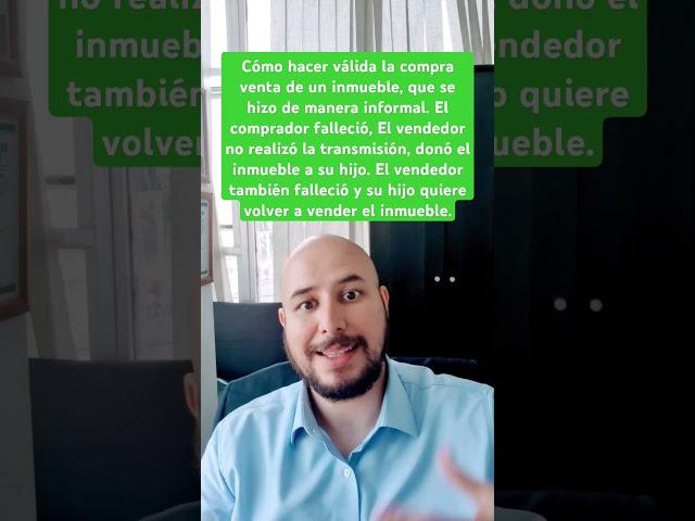 Regularizar una venta informal #juridicamente #asesoriajuridica