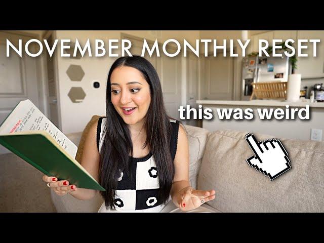 NOVEMBER MONTHLY RESET | New Goals, Releasing, Monthly Favorites!