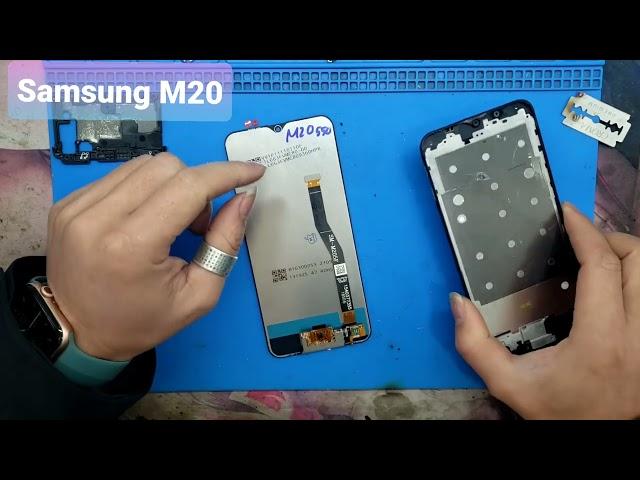 Samsung M20 / Replace screen / Replace Galaxy M20 screen yourself at home / Instructions to remove