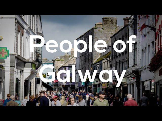 People of Galway, A Walk in the Latin Quarter • Ireland 2024 ️