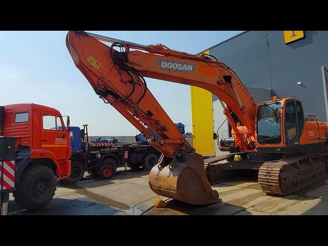 Гусеничный экскаватор Doosan DX340 LCA - обзор и характеристики