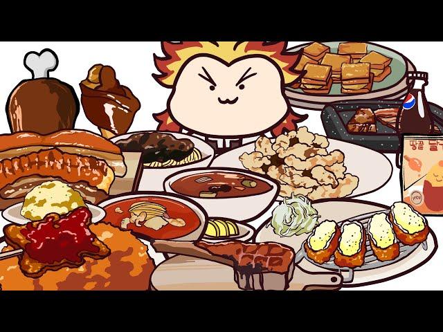 DEMONSLAYER RENGOKU MUKBANG ANIMATION COMPLETE EDITION #1