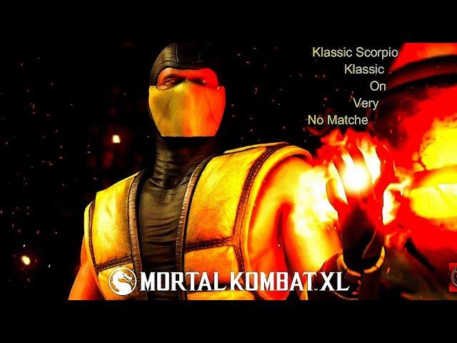 Mortal Kombat XL - Klassic Scorpion (Inferno) Klassic Tower On Very Hard No Matches/Rounds Lost