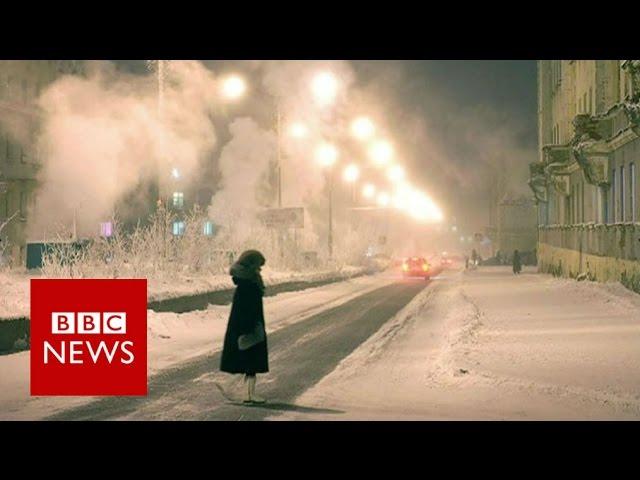 The town where people endure -50 C - BBC News