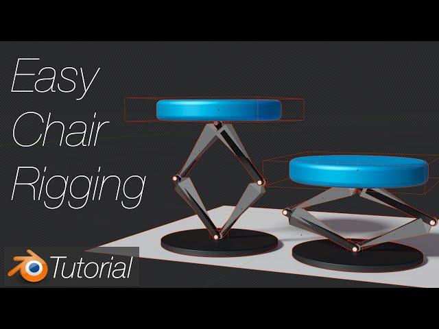 [3.1] Blender Tutorial: Chair Rigging, Inverse Kinematics for Beginners