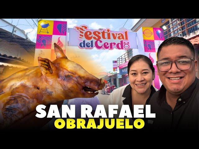 LLENO TOTAL EN EL FESTIVAL DEL CERDO  EN SAN RAFAEL OBRAJUELO 