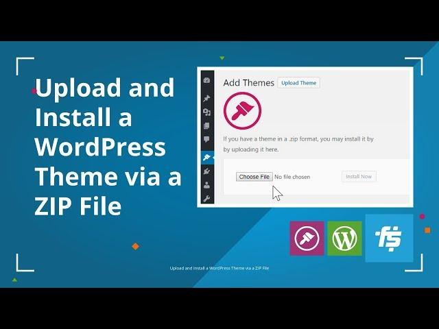 How to upload and activate a WordPress theme ZIP file