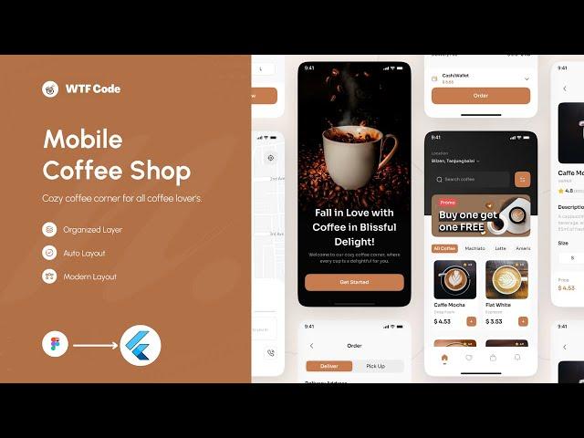 Flutter UI - Coffee Shop App