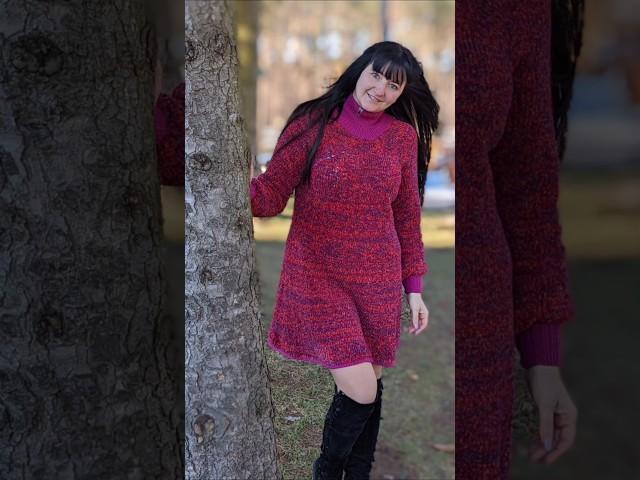 Сукня з плюша. Реглан спицями #knitting #knit #sweaterdesign #handmade #shorts #cardigan #crochet