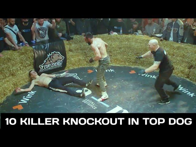 10 KILLER KNOCKOUTS IN TOP DOG / The Craziest Moments HD 2024