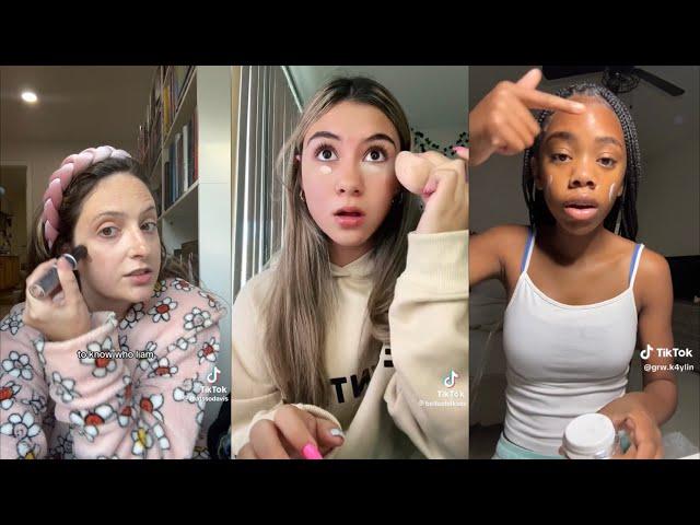 GRWM / Makeup storytime - TikTok compilation