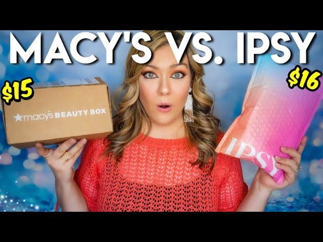 Ipsy Glam Bag Vs. Macy's Beauty Box April 2024 | THIS WAS A SURPRISE