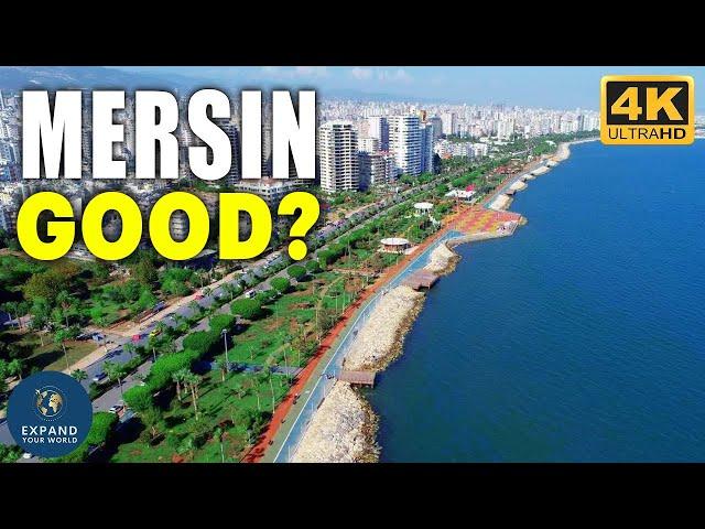 Mersin, Turkey 4K Walking Tour - Seaside Walking Path with Mini Map!