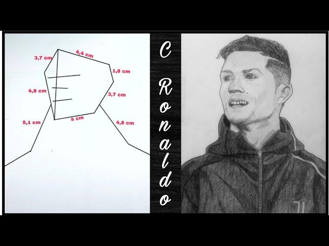 How To Draw Ronaldo For Beginners - Black Sketch Gallery