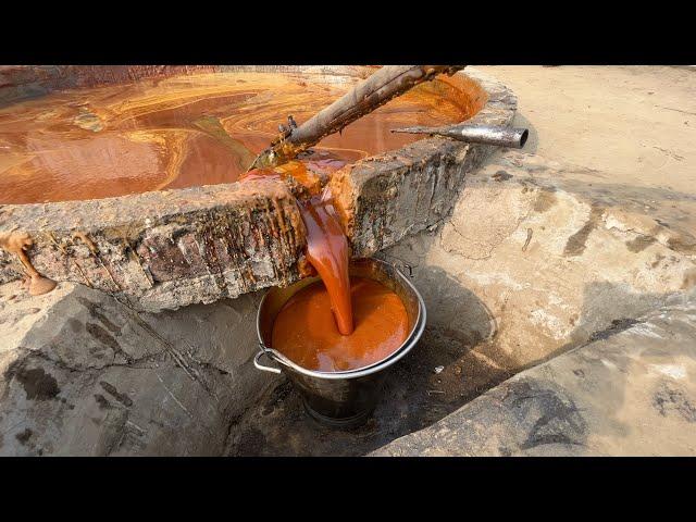 Process of making Jaggery from Sugarcane