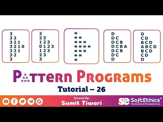 Pattern Programs Tutorial: Part 26