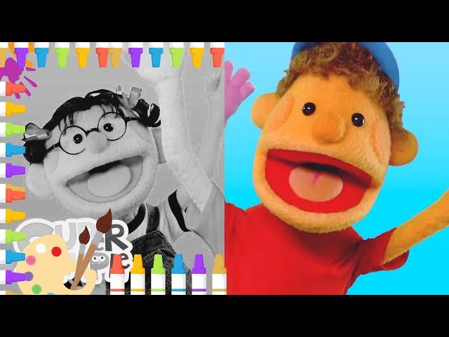 If you're happy and you know it | ‪Let's Draw and Color With Super Simple Songs | Kids Songs