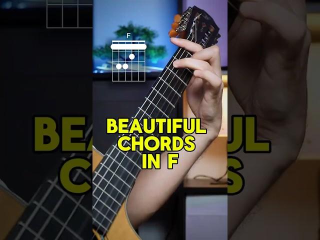 Beautiful chords in F #guitarchords