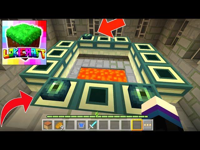 Secret way to Find END PORTAL With ENDER EYES in LokiCraft