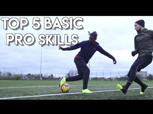 TOP 5 MOST EFFECTIVE BEGINNER FOOTBALL SKILLS