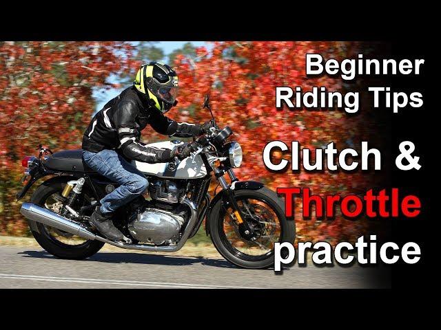 Motorcycle Riding Tips - Clutch and throttle practice