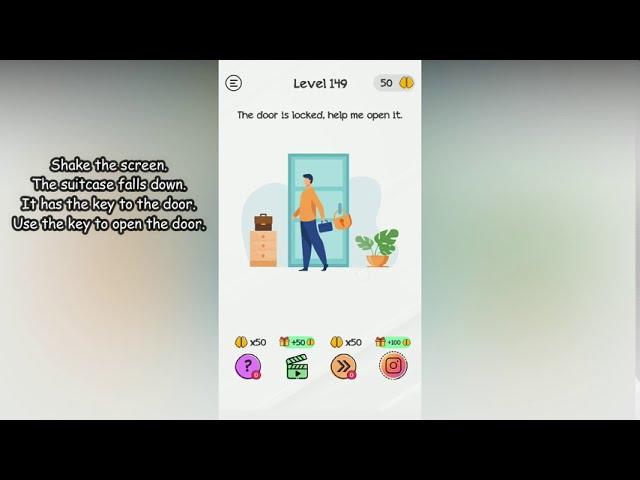 Braindom Level 149 The door is locked help meopen it.