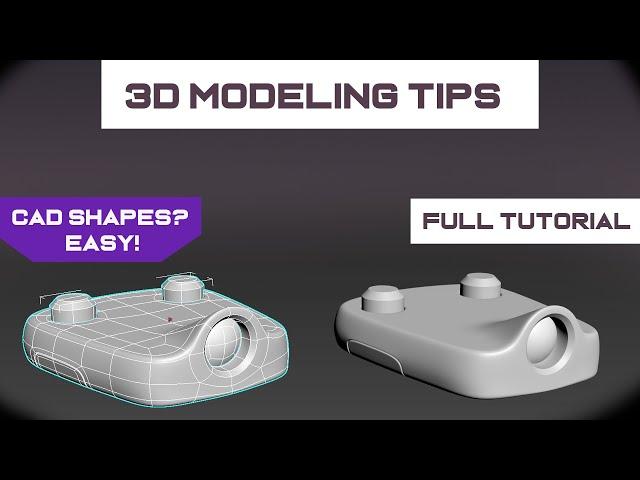 3D Modeling Tips: Cad Model in 3ds Max #howto #3dsmax #tips