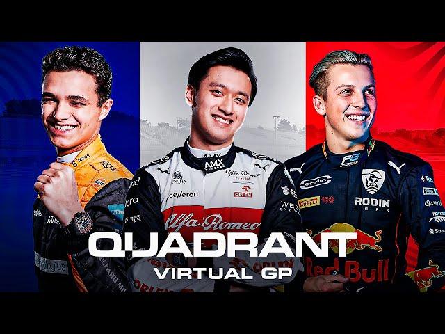 PLAYING F1 22 AGAINST ZHOU, NORRIS & LAWSON | Quadrant Virtual French GP