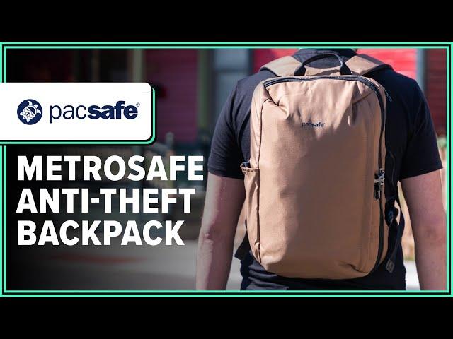 Pacsafe Metrosafe X Anti-Theft 16-Inch Commuter Backpack Review (2 Weeks of Use)