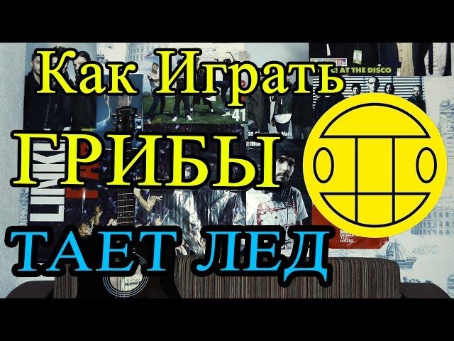 КАК ИГРАТЬ "ГРИБЫ - ТАЕТ ЛЕД" НА ГИТАРЕ ВИДЕОУРОК (РАЗБОР И АККОРДЫ)