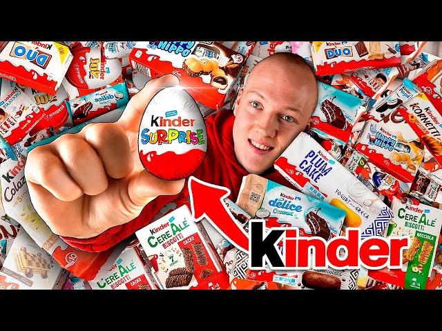 Я ПОПРОБОВАЛ АБСОЛЮТНО ВСЕ KINDER В МИРЕ