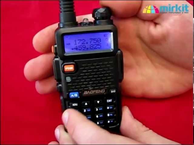 Рации это просто - Baofeng UV-5R урок 4: обзор функций VOX, роджер, и сканирования частот