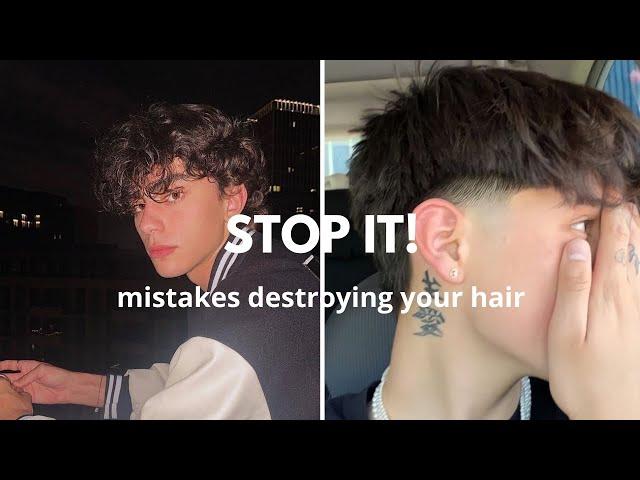 Mistakes Destroying Your Hair