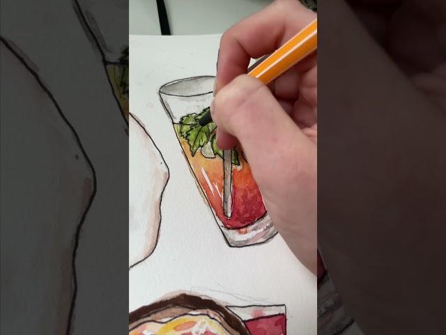 Sketchbooktime with me... #short #watercolor #art