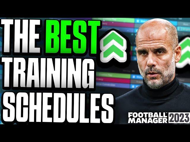 The BEST FM23 Training Schedules! | ULTIMATE Football Manager Training Guide